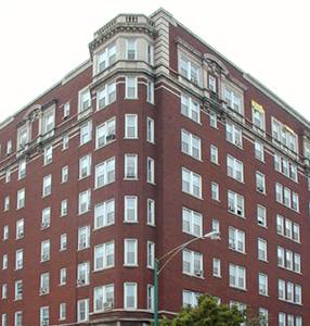 Ralph J. Pomeroy Apartments. Photo from Edgewater Community Buzz