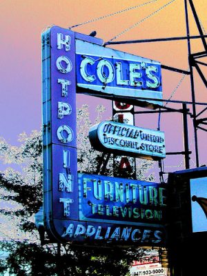 coles neon sign by pixeljones